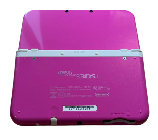 Pink/White Modded Nintendo New 3DS Xl