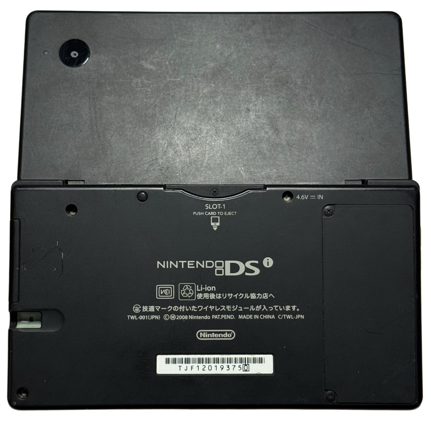 Modified Nintendo DSI with new charge tab