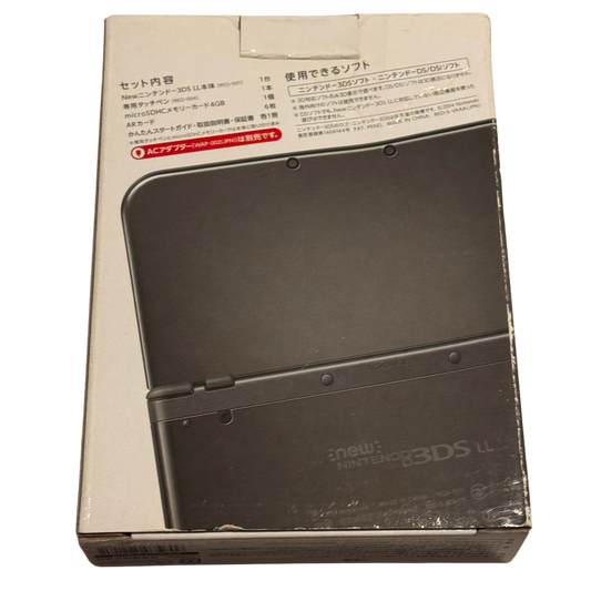 Black Modded Nintendo New 3DS Xl in box