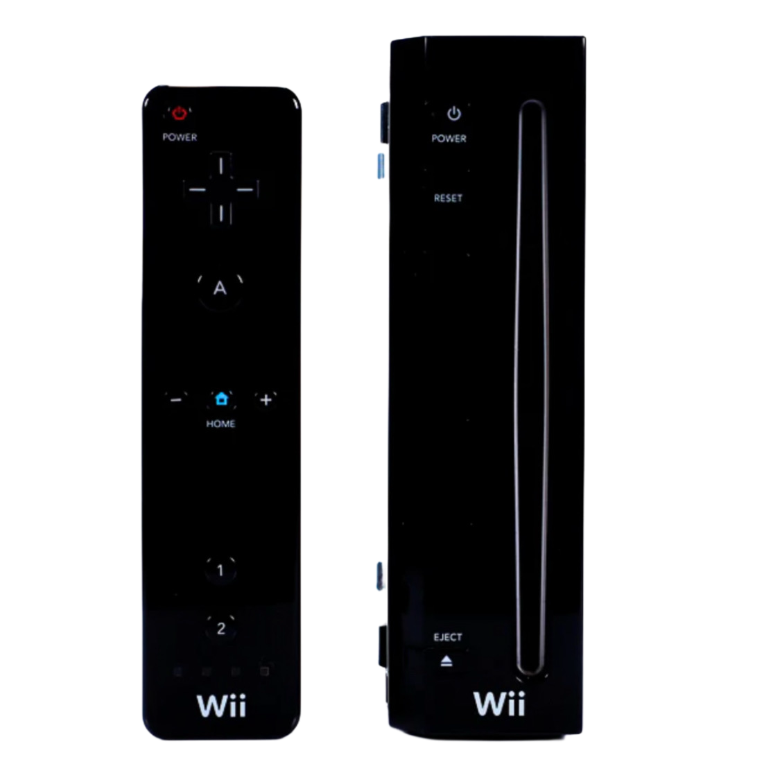 svart Nintendo Wii