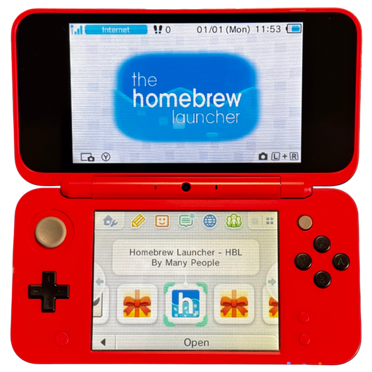 Pokémon-utgave Nintendo New 2DS XL (Moddet / Regionløs)
