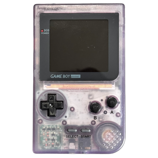 Gjennomsiktig lilla GameBoy Pocket (IPS Moddet)
