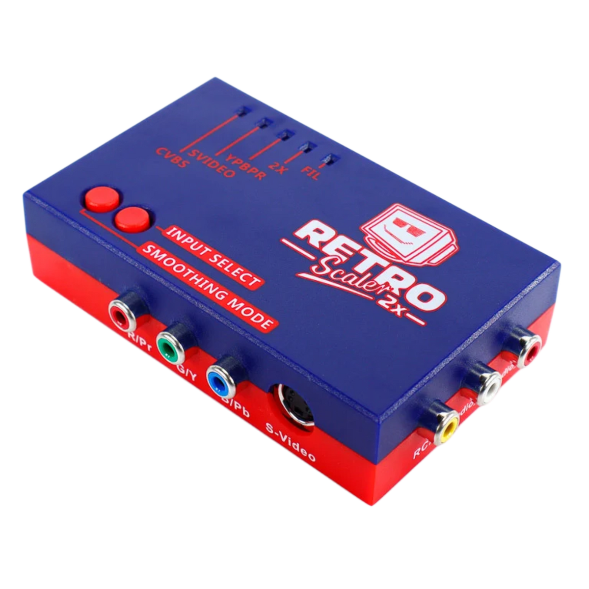 RetroScaler 2X Kompositt RCA/S-VIDEO/YPBPR Til HDMI Konverter / 2x Linje Dobler