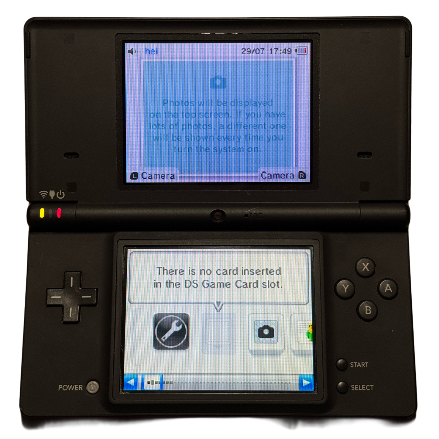 NOT Modded Nintendo DSI with charging cable