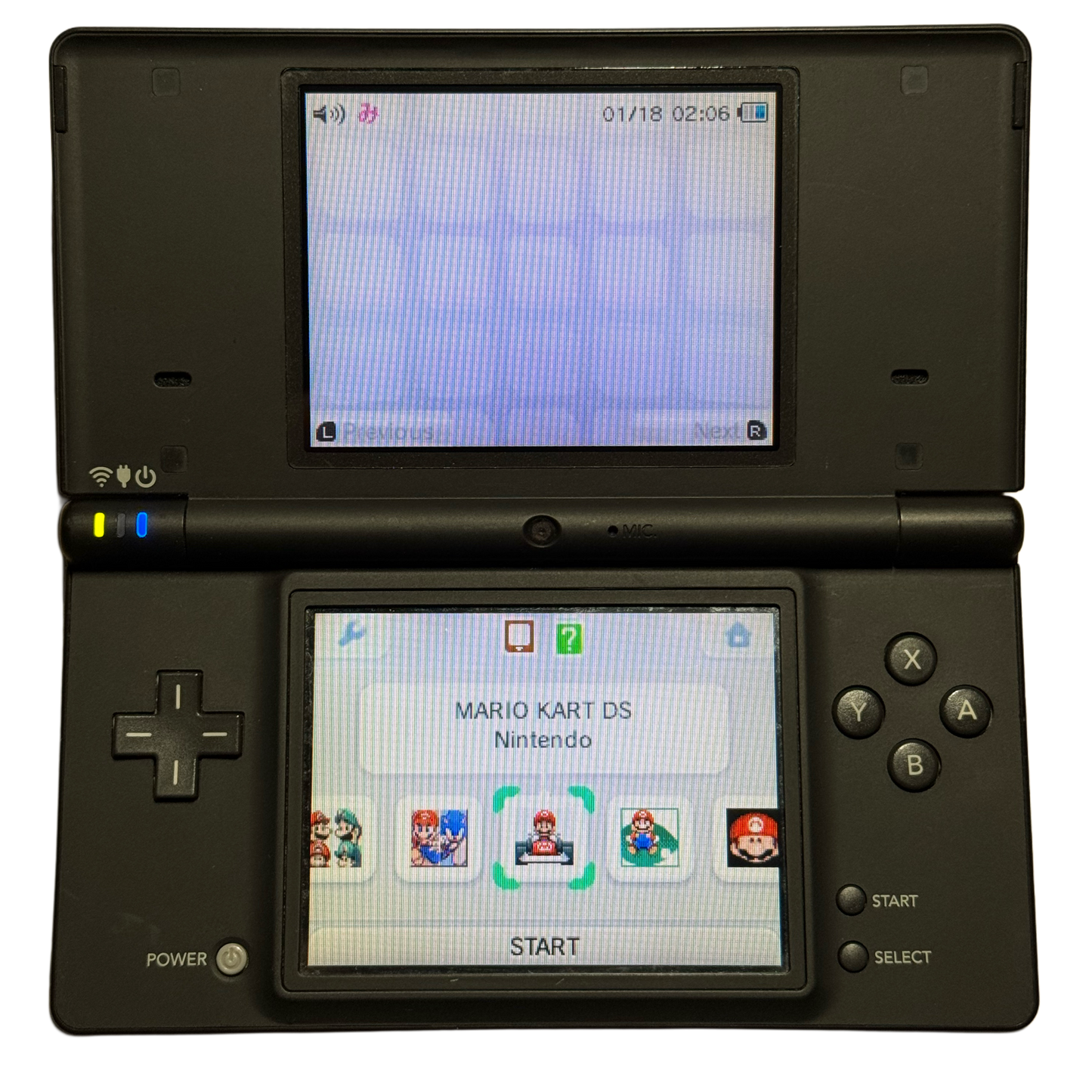 Modified Nintendo DSI with new charge tab