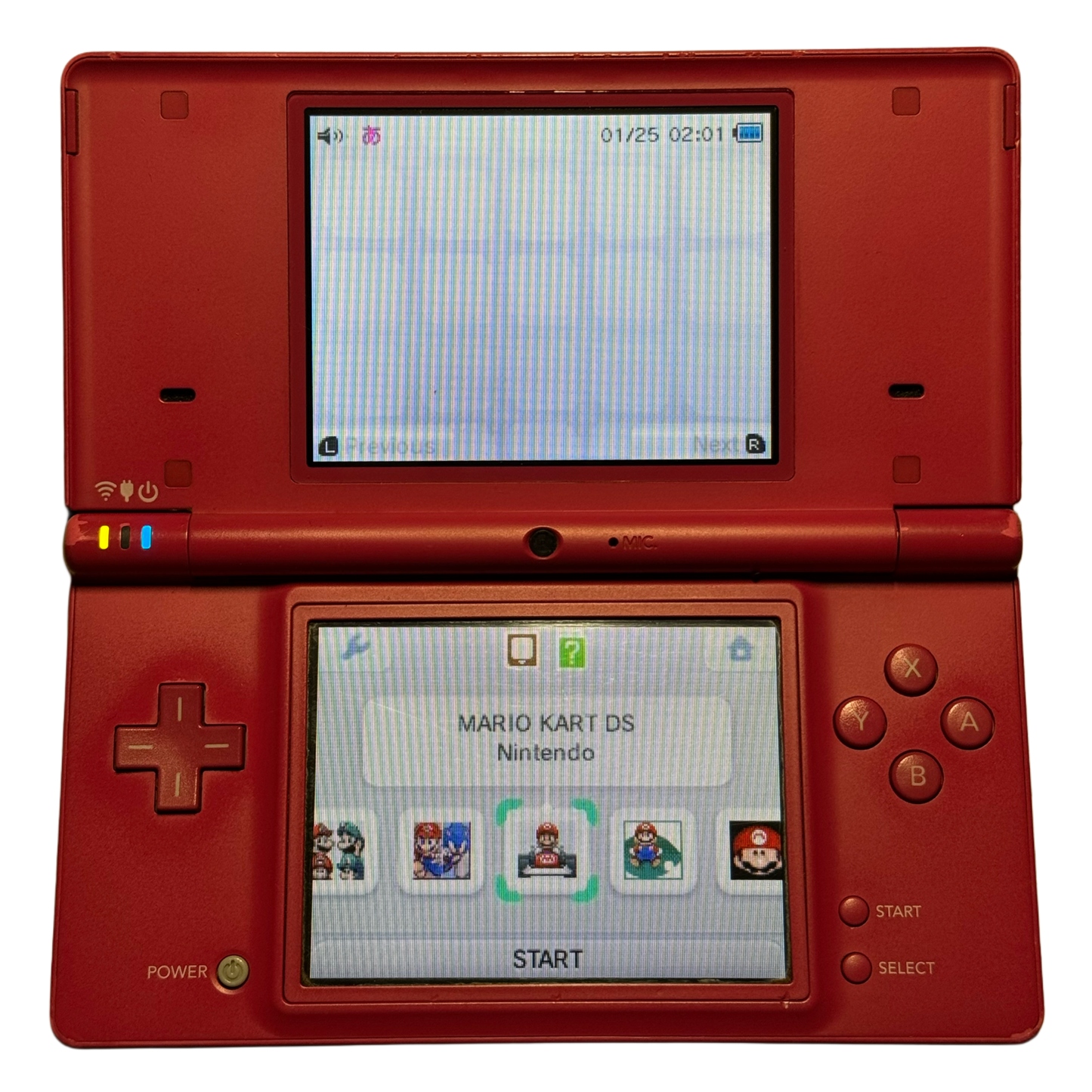 Modded Nintendo DSI with new charging cable