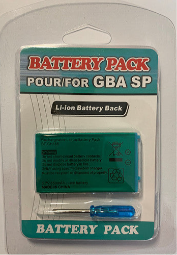 Gameboy Advance SP Battery Ink Screwdriver.