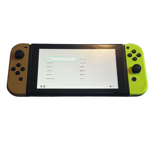 Eevee Nintendo Switch with joy cons and charger
