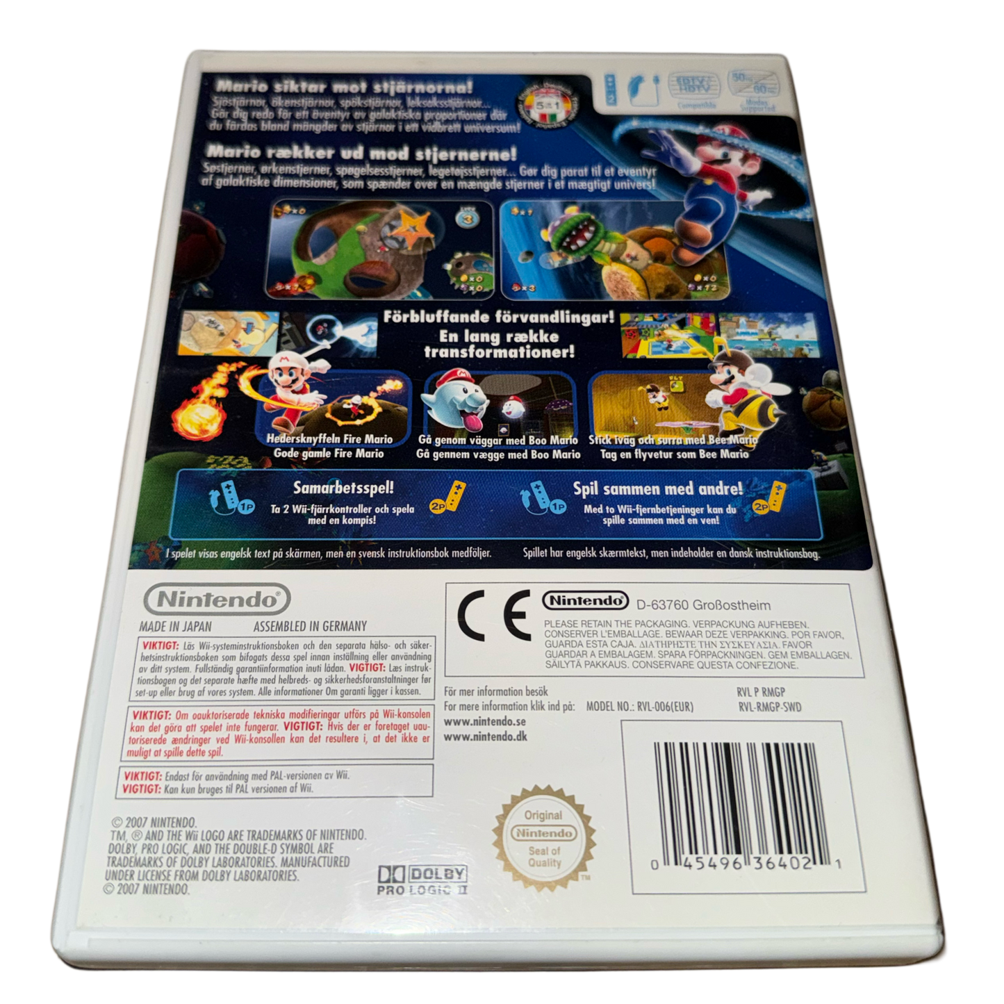 Wii spill Super Mario Galaxy