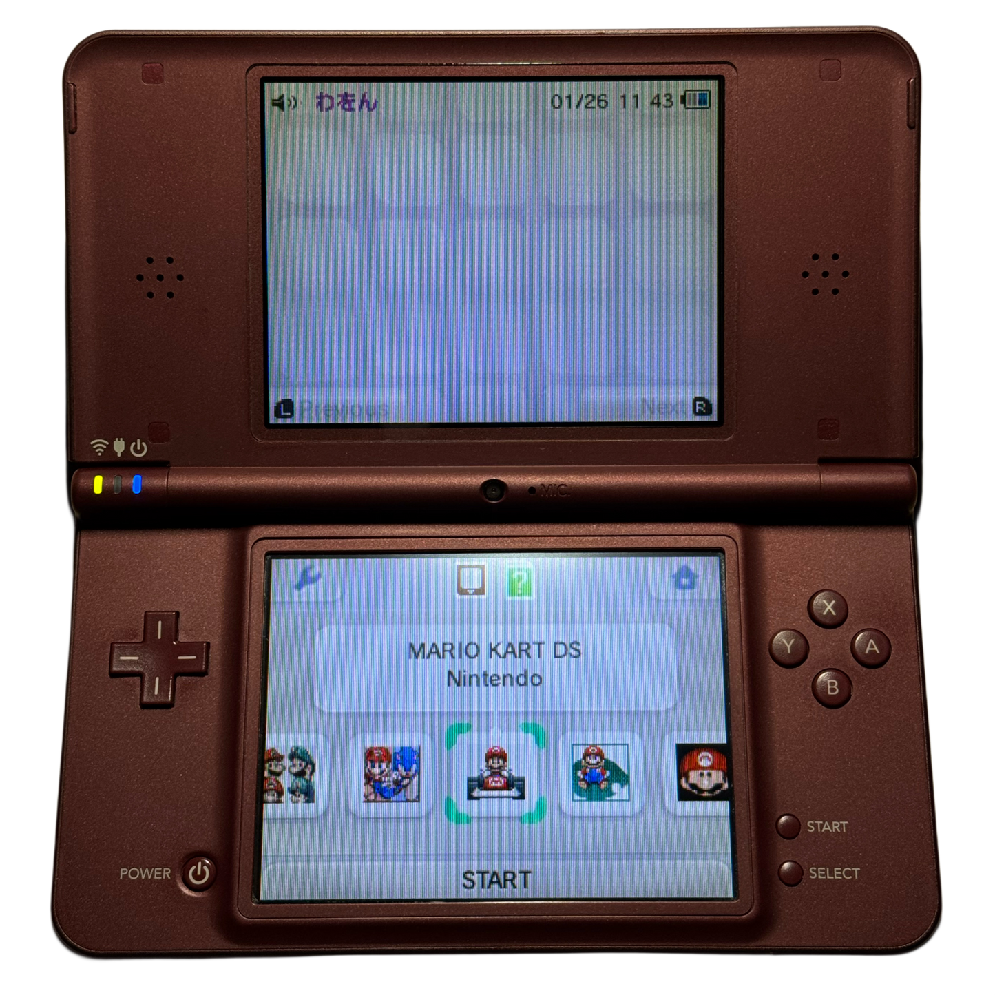 Mørkerød Moddet Nintendo DSI XL