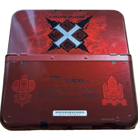 Modded Red Monster Hunter X Nintendo New 3DS XL