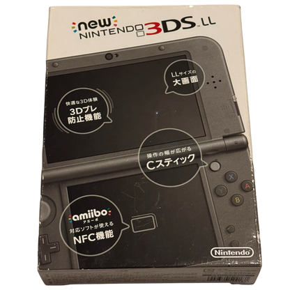 Black Modded Nintendo New 3DS Xl in box
