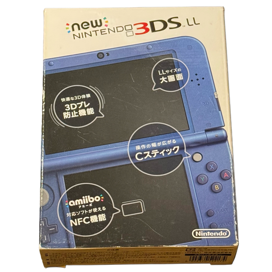 Dark Blue Modded Nintendo New 3DS Xl in Box