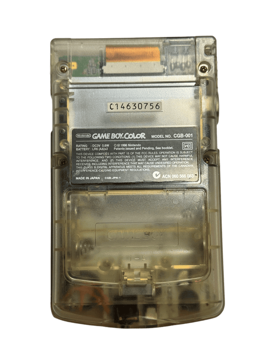 Transparent Nintendo Gameboy Color