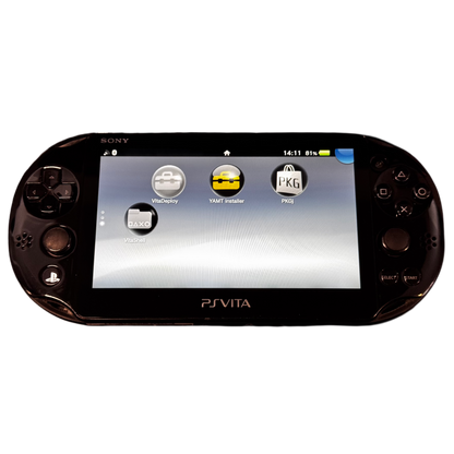 Svart Moddet Sony PlayStation Vita 2000 (Slim)