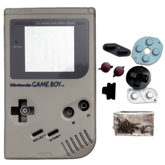 Nytt grått skall til Nintendo GameBoy (Komplett sett)