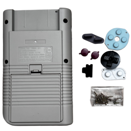 Nytt grått skall til Nintendo GameBoy (Komplett sett)
