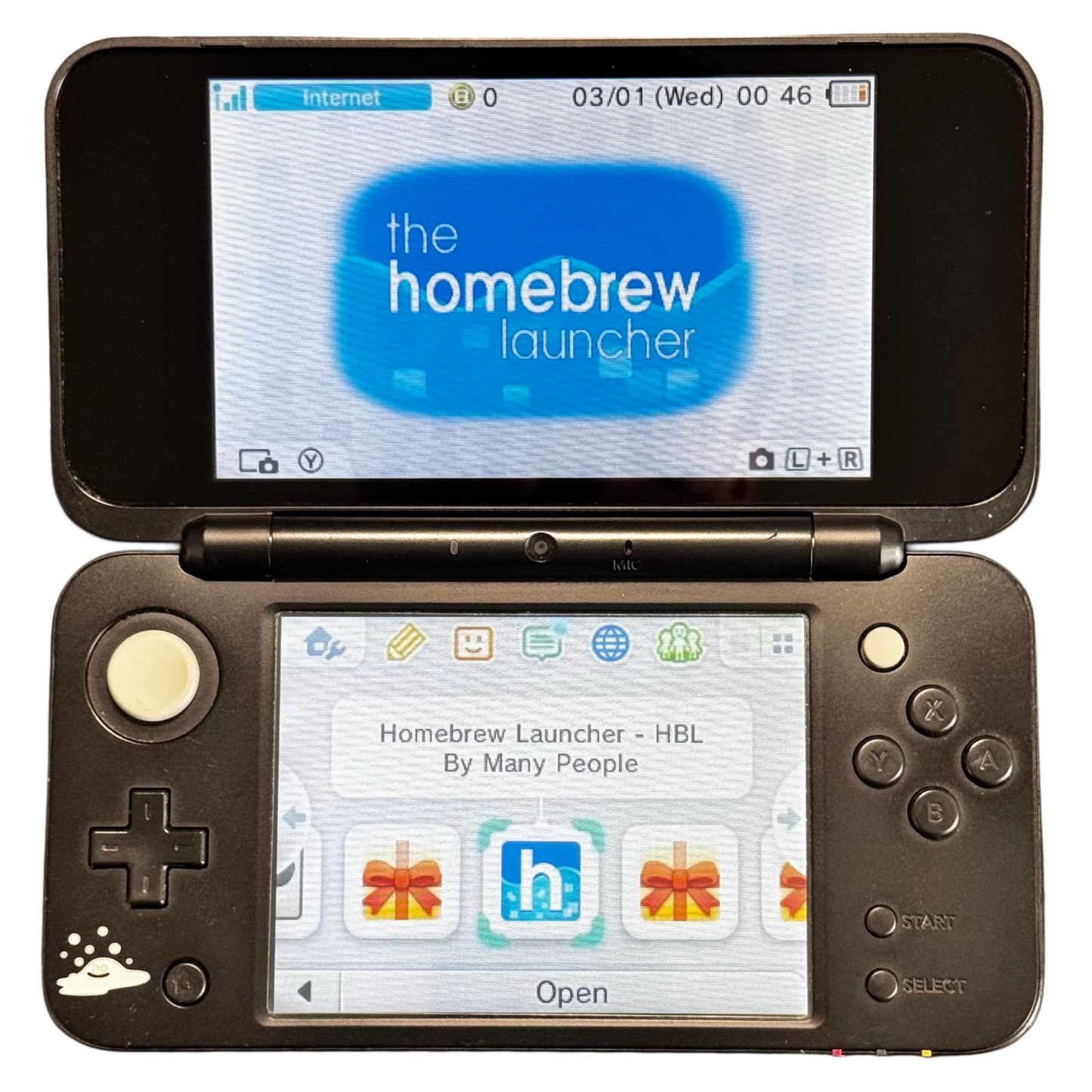 Dragon Quest-utgave Nintendo New 2DS XL (Moddet / Regionløs)