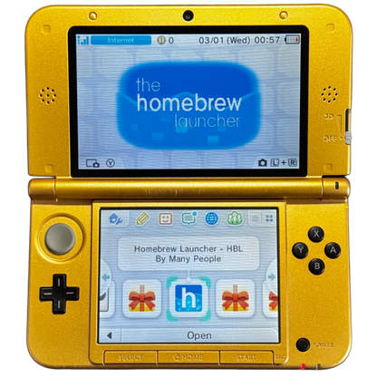 Zelda-utgave Nintendo 3DS XL (Moddet / Regionløs)