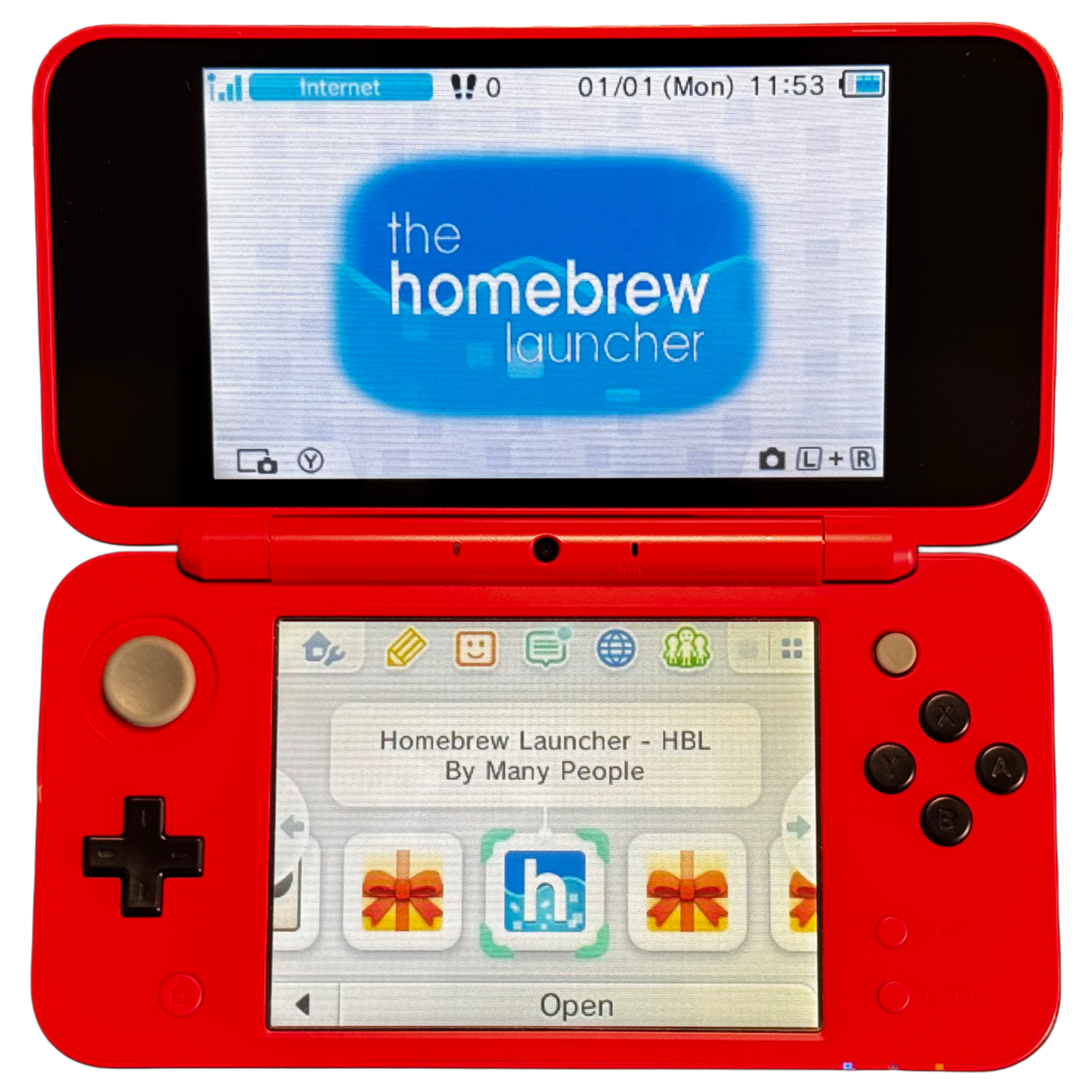 Pokémon-utgave Nintendo New 2DS XL (Moddet / Regionløs)