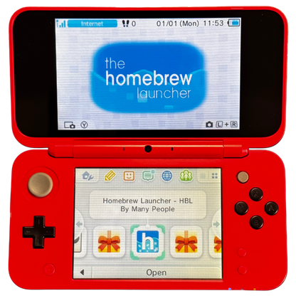 Pokémon-utgave Nintendo New 2DS XL (Moddet / Regionløs)