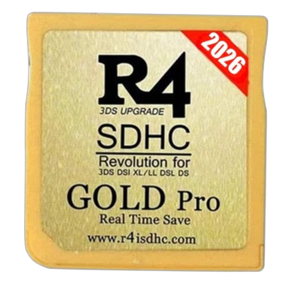 2026 Versjon R4 GOLD PRO Kort til Nintendo DS, DSi og 3DS/2DS