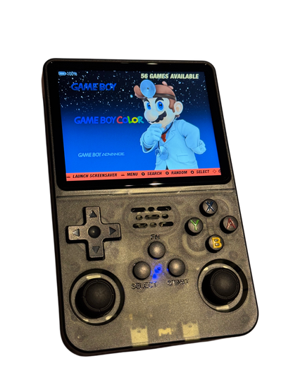 R36S Game console with all the best GameBoy games