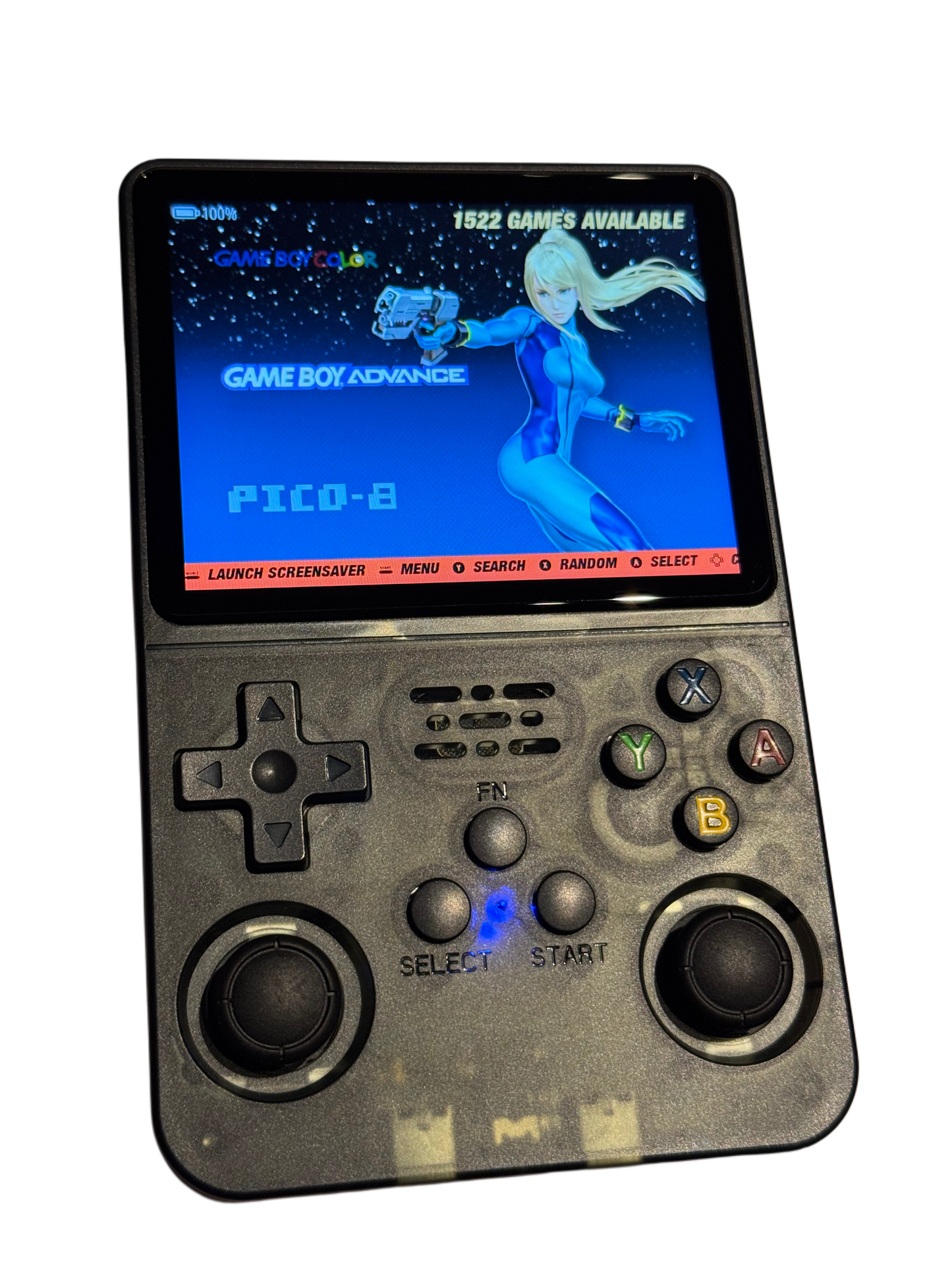 R36S Game console with all the best GameBoy games