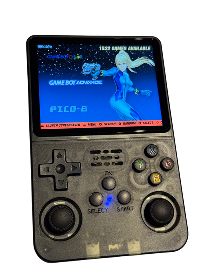 R36S Game console with all the best GameBoy games