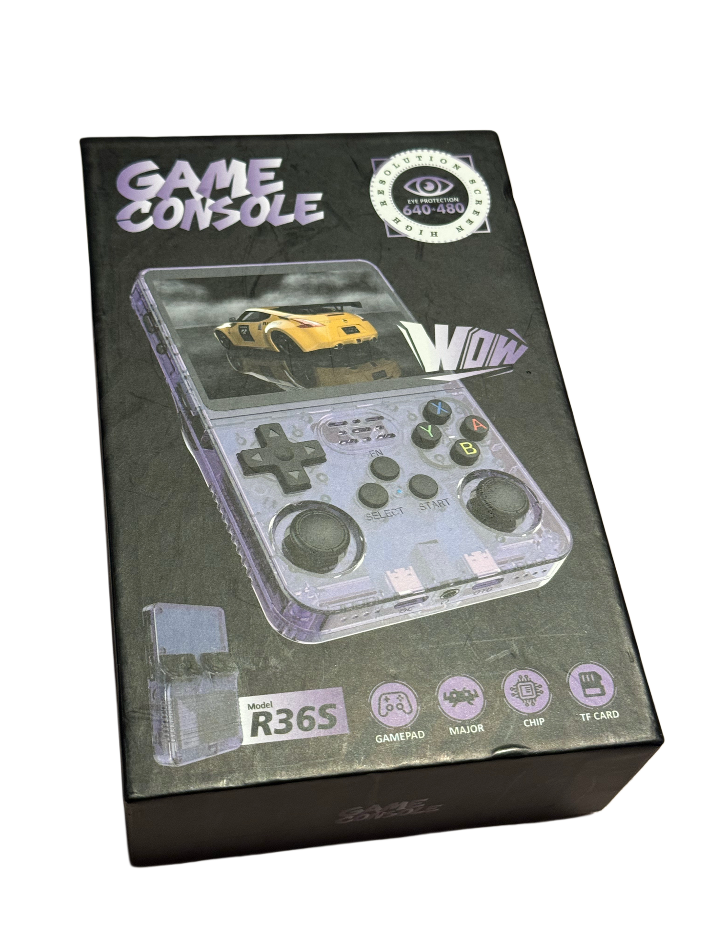 R36S Game console with all the best GameBoy games