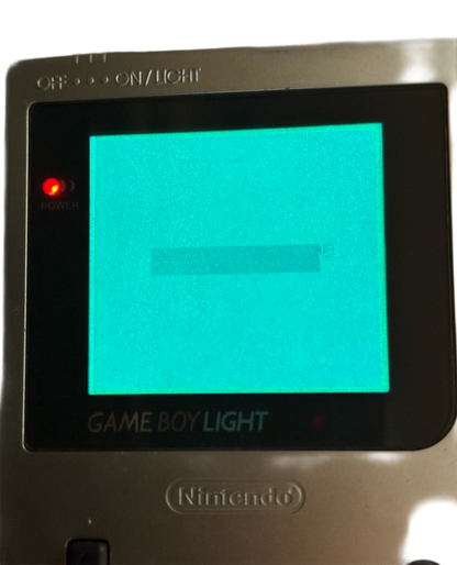 Sølv Nintendo Gameboy Light