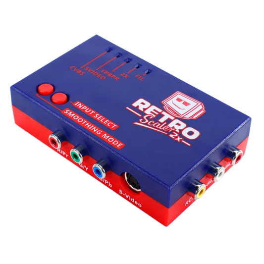 RetroScaler 2X Kompositt RCA/S-VIDEO/YPBPR Til HDMI Konverter / 2x Linje Dobler