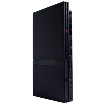Regionfri PlayStation 2 Slim Pakke (Svart)