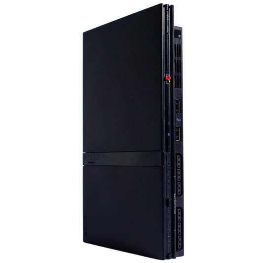 Regionfri PlayStation 2 Slim Pakke (Svart)