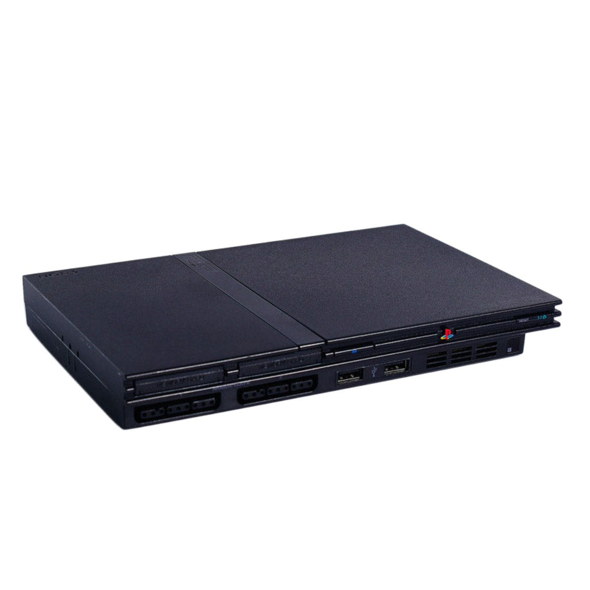 Regionfri PlayStation 2 Slim Pakke (Svart)