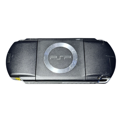 Moddet PlayStation Portable 1000 (PSP) svart bakside