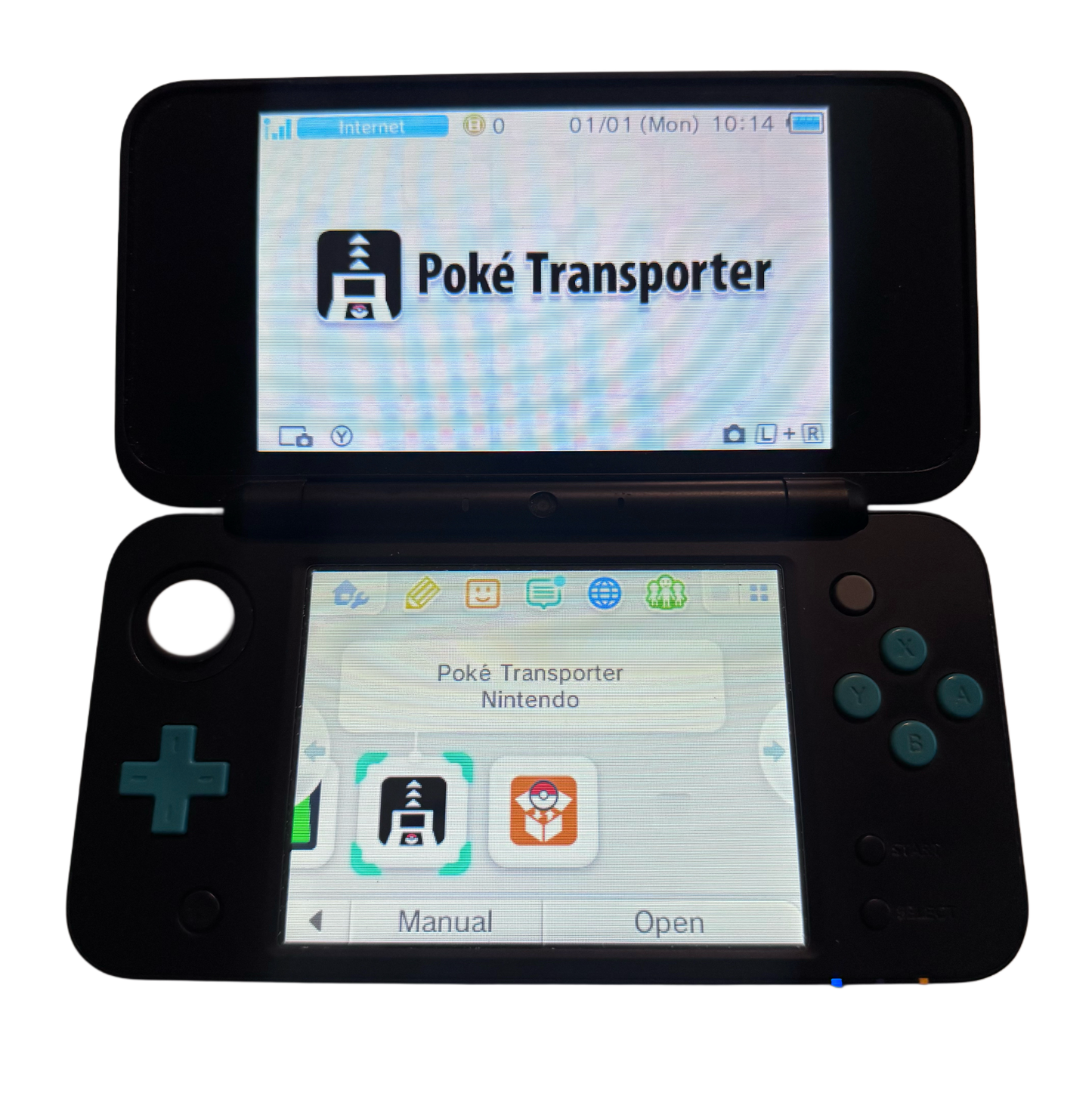 Pokemon bank and transporter Nintendo New 2DS Xl
