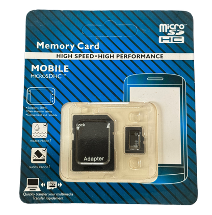 4GB micro sd card with sd card adapter