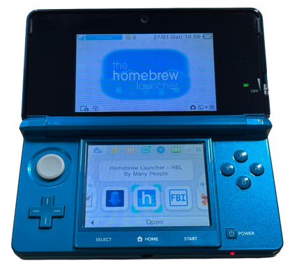 Modded Nintendo 3DS with new charging cable