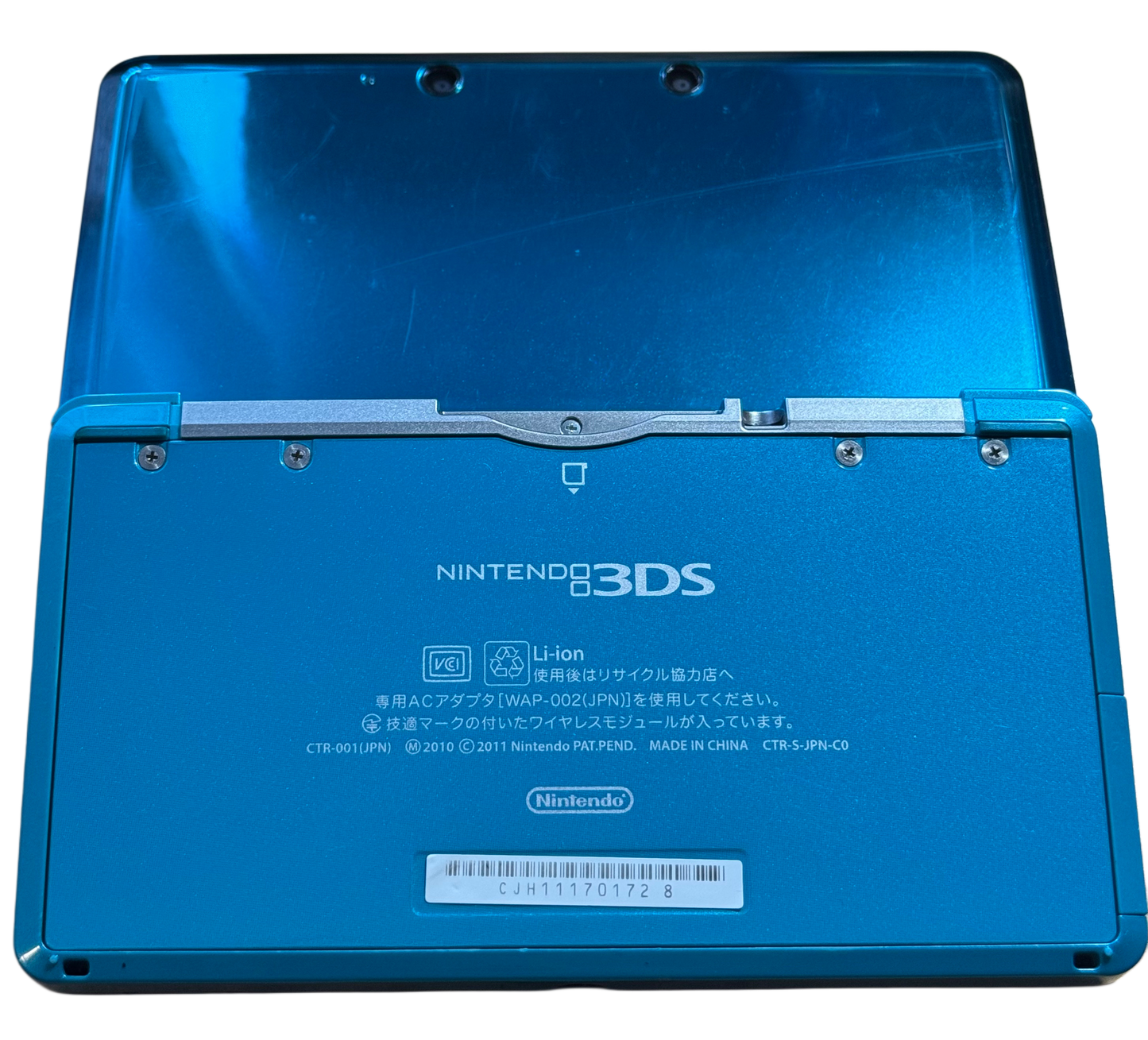 Modded Nintendo 3DS with new charging cable