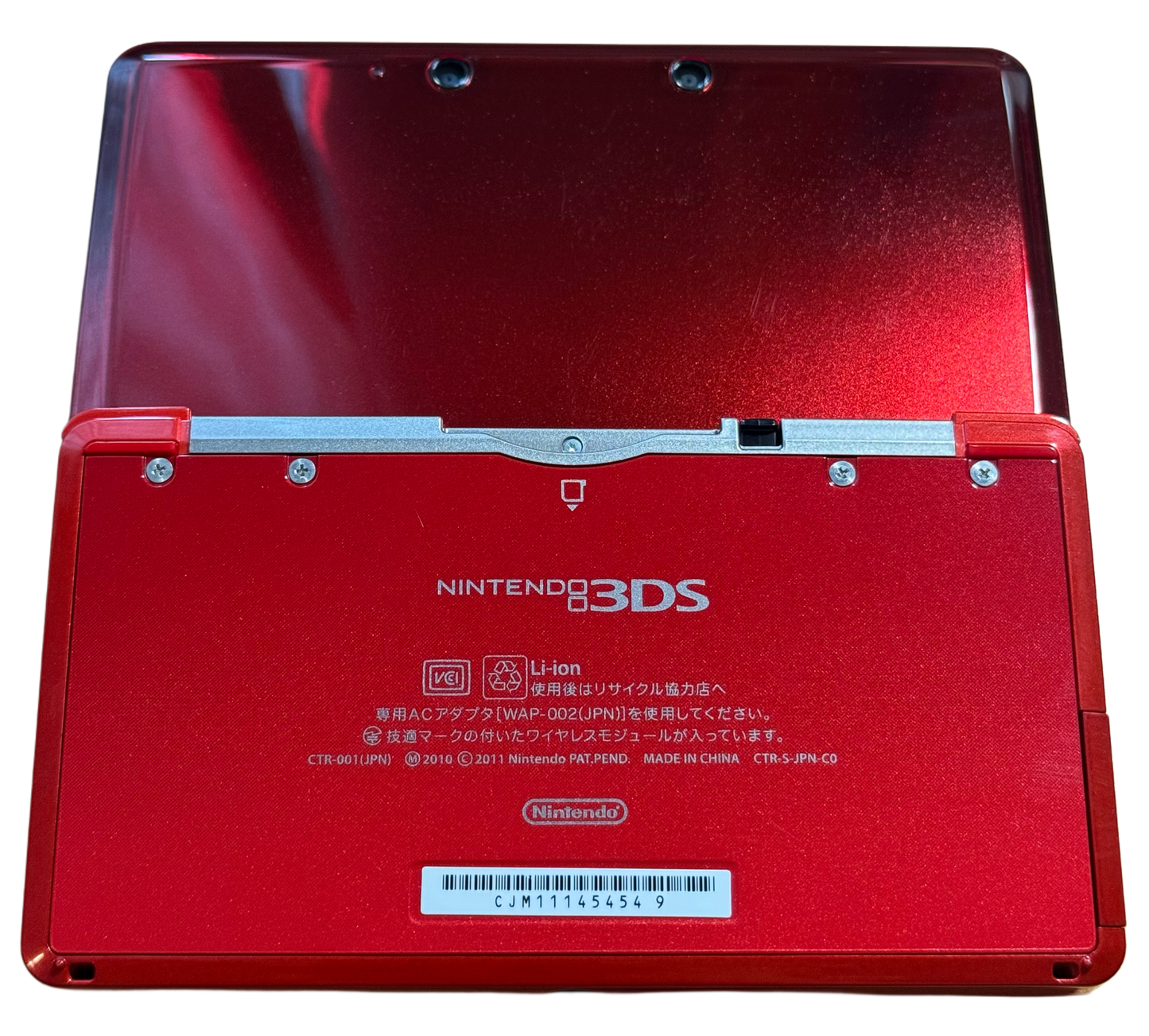 Modded Nintendo 3DS with new charging cable