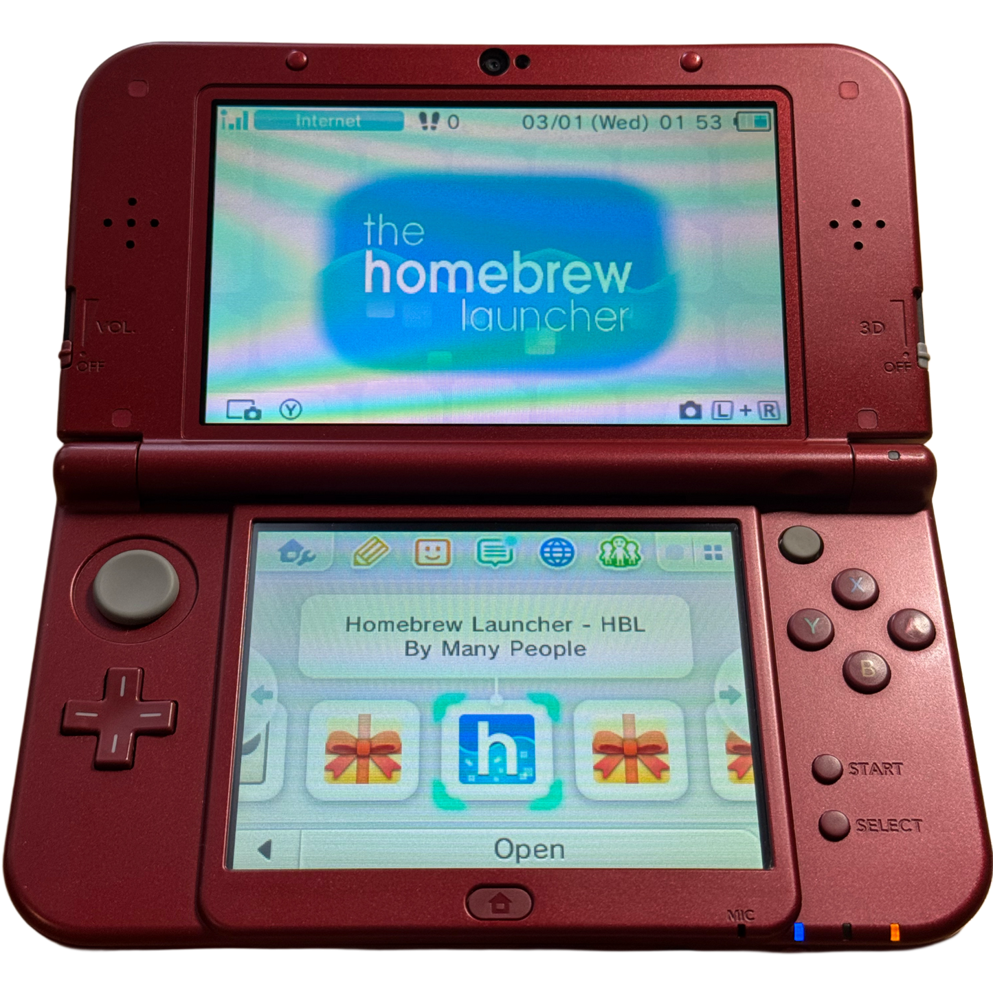 Modified Nintendo New 3DS Xl with new charge tab