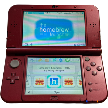 Modified Nintendo New 3DS Xl with new charge tab