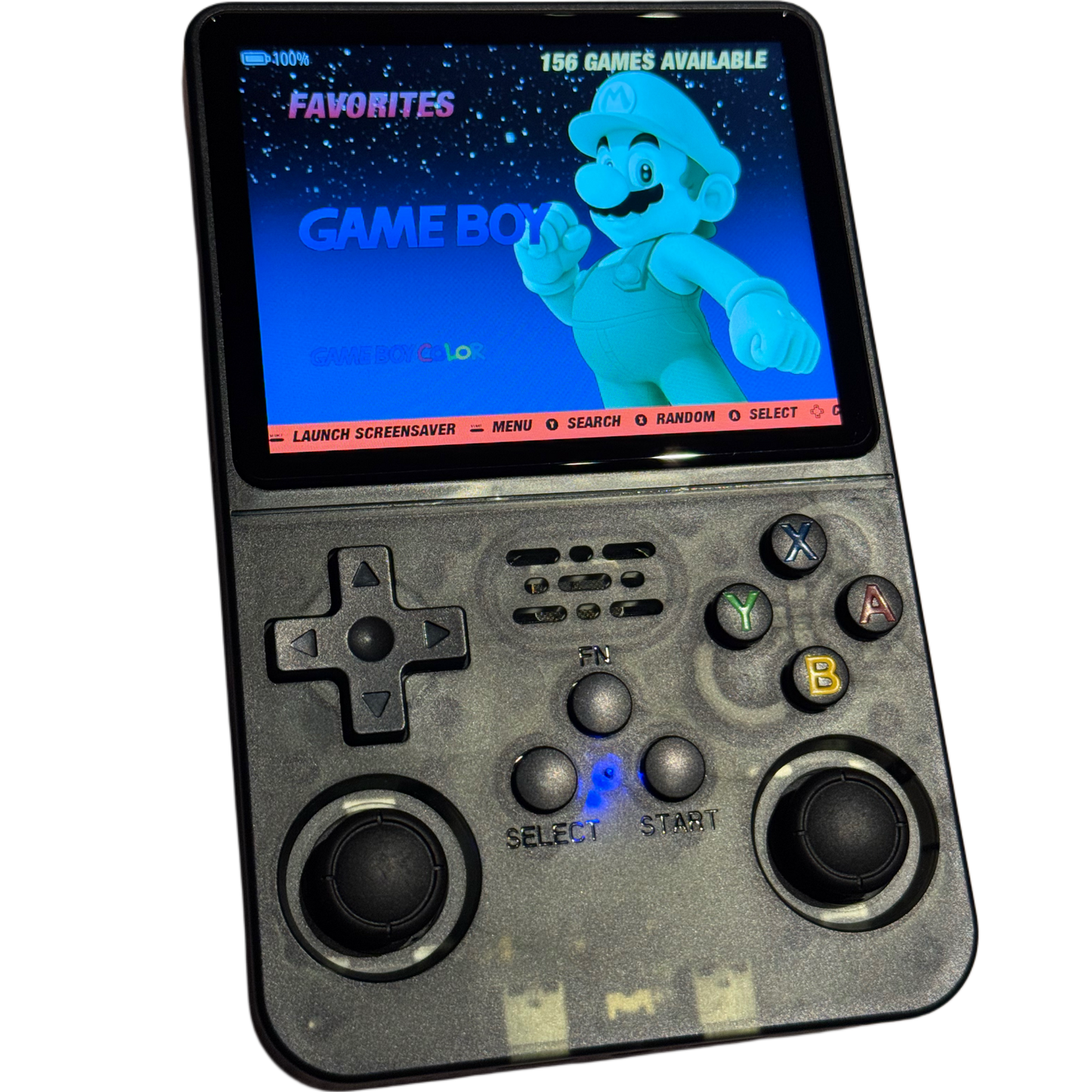 R36S Game console with all the best GameBoy games