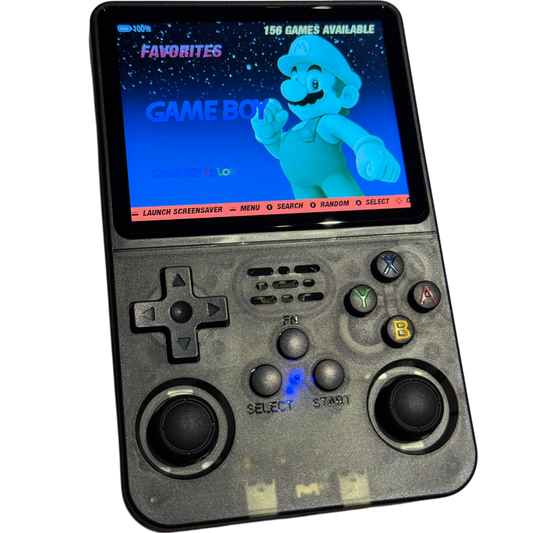 R36S Game console with all the best GameBoy games